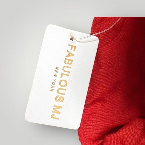 NEW Fabulous Mj New York Red Clutch Bag - Picture 5 of 9